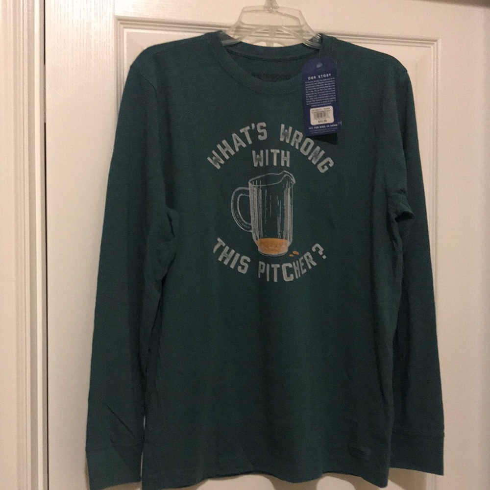 NWT Life is good Men’s LS Graphic T-Shirt
